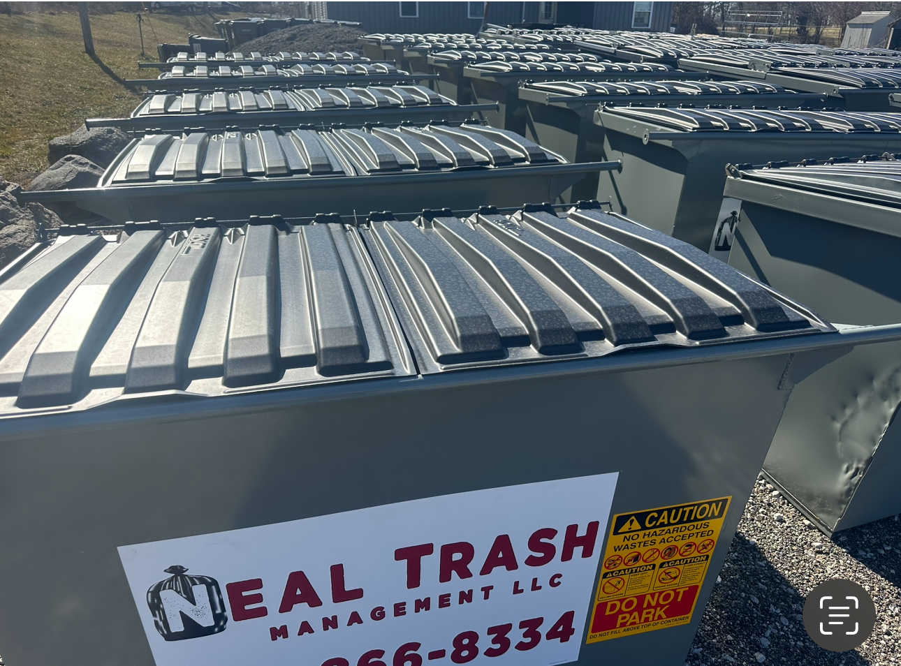 Sea dumpsters